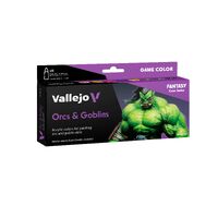 Vallejo Game Colour Orcs & Goblins - 8 Colour Acrylic Paint Set