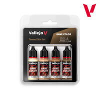 Vallejo Game Colour Tanned Skin Acrylic Paint Set