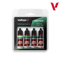 Vallejo Game Colour Cold Green Colours Acrylic Paint Set