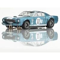 AFX Ford 1965 Shelby GT350R Donohue White Blue Slot Car