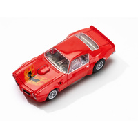 AFX 1973 Pontiac Firebird TransAm Red with Pheonix Insignia Slot Car AX22097