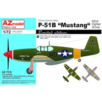 AZ Models 1/72 P-51B Mustang 52.nd FG Plastic Model Kit 7515