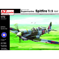 AZ Models 1/72 Spitfire Tr.9 RAF Plastic Model Kit