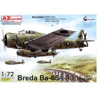 AZ Models 1/72 Breda Ba-65 A-80 Nibbio over Spain Plastic Model Kit