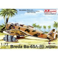 AZ Models 1/72 Breda Ba-65 A-80 Nibbio in Italian service Plastic Model Kit