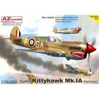 AZ Models 1/72 Kittyhawk Mk.la RAF/SAAF Plastic Model Kit 7693