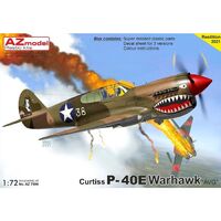 AZ Models 1/72 P-40E Warhawk "AVG" Plastic Model Kit 7696