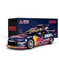 Biante 1/18 Chevrolet Camaro Red Bull Ampol Racing Brown/Pye #87 - Penrite Oil Sandown 500 Winner Diecast Model Car