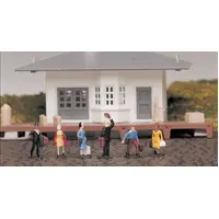 Bachmann HO Waiting Passenger Figures (6 pcs)