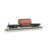 Bachmann N 52ft Centre Depressed Flat Car with Boiler