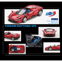 BBR Models 1/64 Ferrari Daytona SP3 Rosso Imola Diecast Model Car