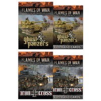 Flames of War: German Eastern Front Unit & Command Cards (184 Cards)
