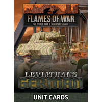 Flames of War Late War Leviathans: German Unit Cards (41x Cards) - Limited Edition