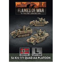 Flames of War: Germans: SdKfz 7/1 Quad AA Platoon (x3)