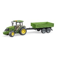 Bruder 1/16 John Deere 5115M Tractor with Tipping Trailer