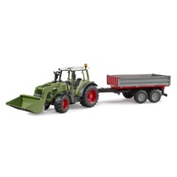 Bruder Fendt Vario 211 Tractor with Front Loader and Tipping Trailer