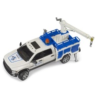 Bruder RAM 2500 Service Truck with Rotating Beacon Light BB