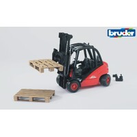 Bruder 1/16 Linde Fork Lift H30D with Two Pallets BR02511