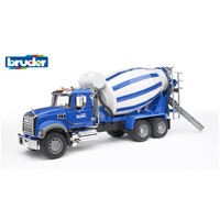 Bruder 1/16 Mack Granite Cement Mixer BR02814