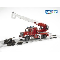 Bruder 1/16 Mack Granite Fire Engine w/Slewing Ladder BR02821