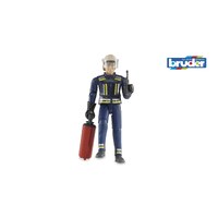 Bruder Fireman w/ Helmet Gloves & Accessories BR60100