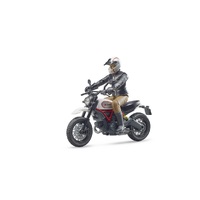 Bruder bWorld Scrambler Ducati Desert Sled w/Rider