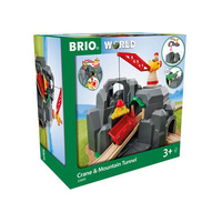 [Scratch and Dent] BRIO Tunnel - Crane and Mountain Tunnel, 7pcs