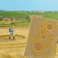 Busch HO Field With Crop Circles 30x 20cm