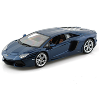 Bburago 1/18 Lamborghini Aventador- Nero Nemesis