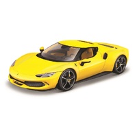 Bburago 1/18 2022 Ferrari 296 GTB Giallo Fly Diecast Car