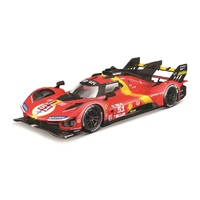 Bburago 1/18 2023 Ferrari 499P Le Mans Hyper Car #51 Le Mans Winning Car