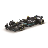 Bburago 1/24 2023 F-1 Mercedes W 14 #44 Hamilton in Showcase Diecast Model Car