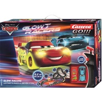 Carrera GO!!! Disney Cars Glow Racers Battery Power Track Slot Car Set