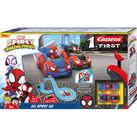 Carrera My First Marvel Spider-Man Spidey Go Webs Go Battery Powered Slot Car Set