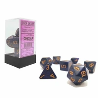 Chessex 25337 Speckled Golden Cobalt Polyhedral 7-Die Set