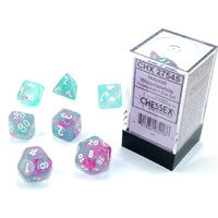 CHX 27545 Nebula Polyhedral Wisteria/White Luminary 7-Die Set