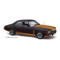 Classic Carlectables 1/18 Holden HX Monaro GTS Sedan Tuxedo Black Diecast Model Car