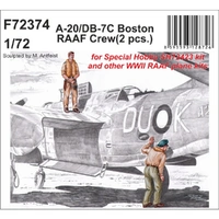 CMK 1/72 A-20/DB-7C Boston RAAF Crew Plastic Model Kit *Aus Decals*