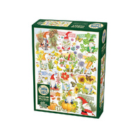 Cobble Hill 1000pc A Happy Gnome Life Jigsaw Puzzle