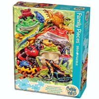 Cobble Hill 350pc Frog Pile *Family* Jigsaw Puzzle