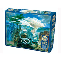 Cobble Hill 500pc White Dragon Jigsaw Puzzle