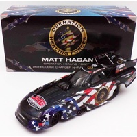 Auto World 1/24 2023 Matt Hagan Operation Healing Force NHRA Mopar Funny Car Diecast