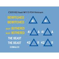 Firestorm Australian M113 FSV Vietnam Decal Set