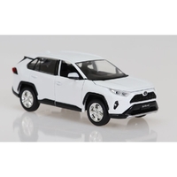DDA 1/24 Toyota Rav 4 - White (Lights & Sound) Diecast Model Car