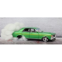 DDA 1/24 Green 1969 XW GS Ford Burnout Car Diecast Model Car