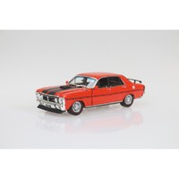 DDA 1/24 Vermillion Fire 1971 XY GTHO Ph3 Fully Detailed Opening Doors, Bonnet and Boot Diecast Car