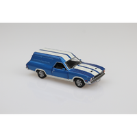 DDA 1/32 Dark Blue w/White Stripes XC Panel Van Diecast Model