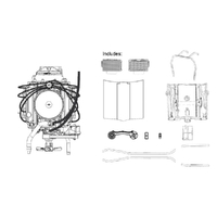 DDA 1/24 LC/LJ 253/ 308 V8 Engine Plastic Model Kit Accessory