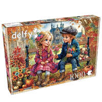 Delfy Autumn's Tender Gesture 1000 Pieces Jigsaw Puzzle