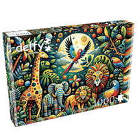 Delfy In The Jungle 1000 Pieces Jigsaw Puzzle